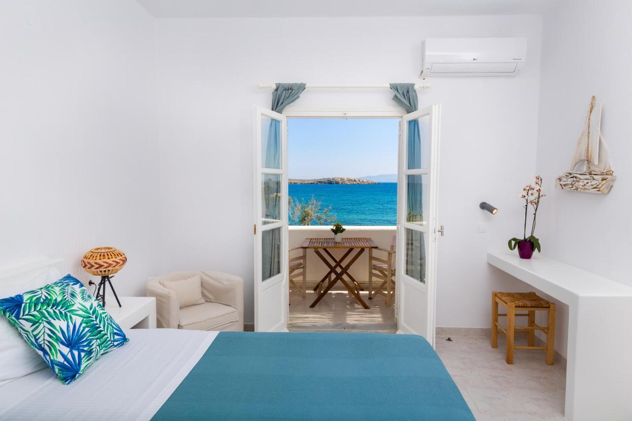 La Mer Seaside Apartments Drios Bagian luar foto
