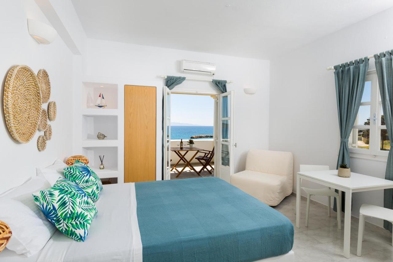 La Mer Seaside Apartments Drios Bagian luar foto